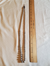 Load image into Gallery viewer, Silver Bead Necklace-32&quot; long
