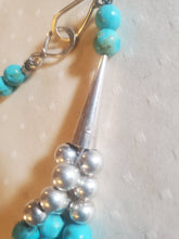 Load image into Gallery viewer, Three Strand Turquoise Beaded Necklace
