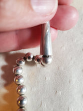 Load image into Gallery viewer, Silver Bead Necklace-32&quot; long
