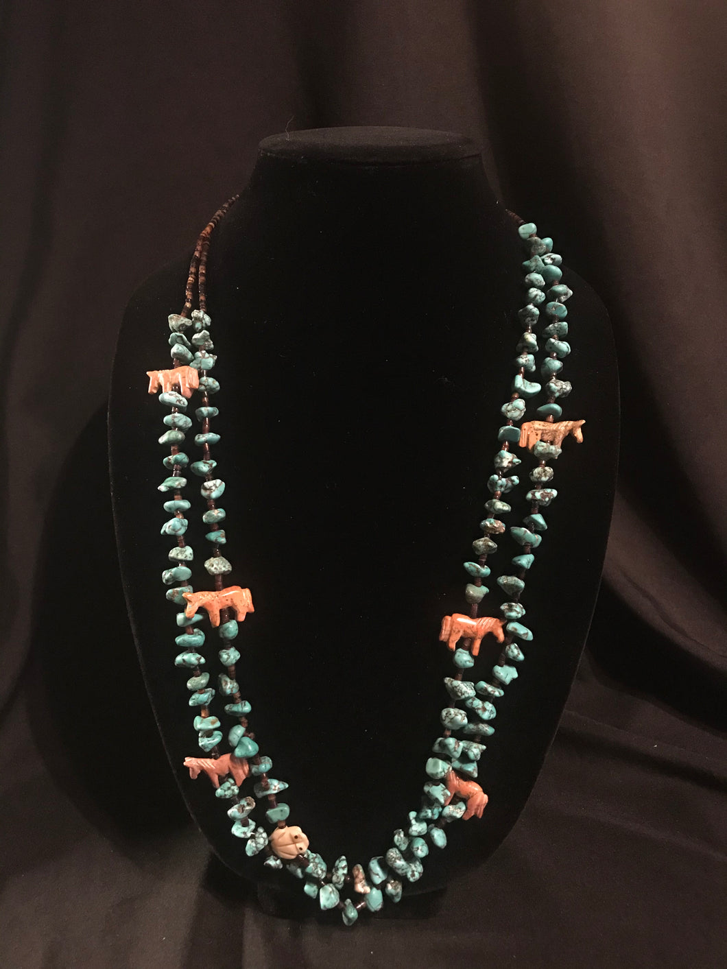 Zuni 2 strand necklace
