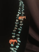 Load image into Gallery viewer, Zuni 2 strand necklace
