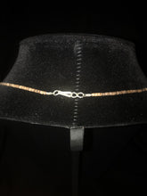 Load image into Gallery viewer, Zuni single strand necklace with dark heishi beads and fetish bears.
