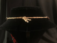 Load image into Gallery viewer, Five strands of red glass bead necklace with small turquoise nuggets
