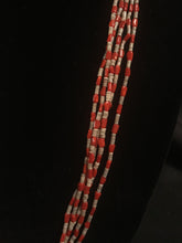 Load image into Gallery viewer, Five strands of olive shell heshe; Santa Domingo pueblo
