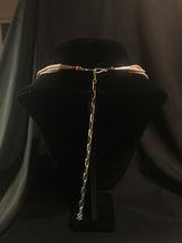 Load image into Gallery viewer, Five strands of olive shell heshe; Santa Domingo pueblo
