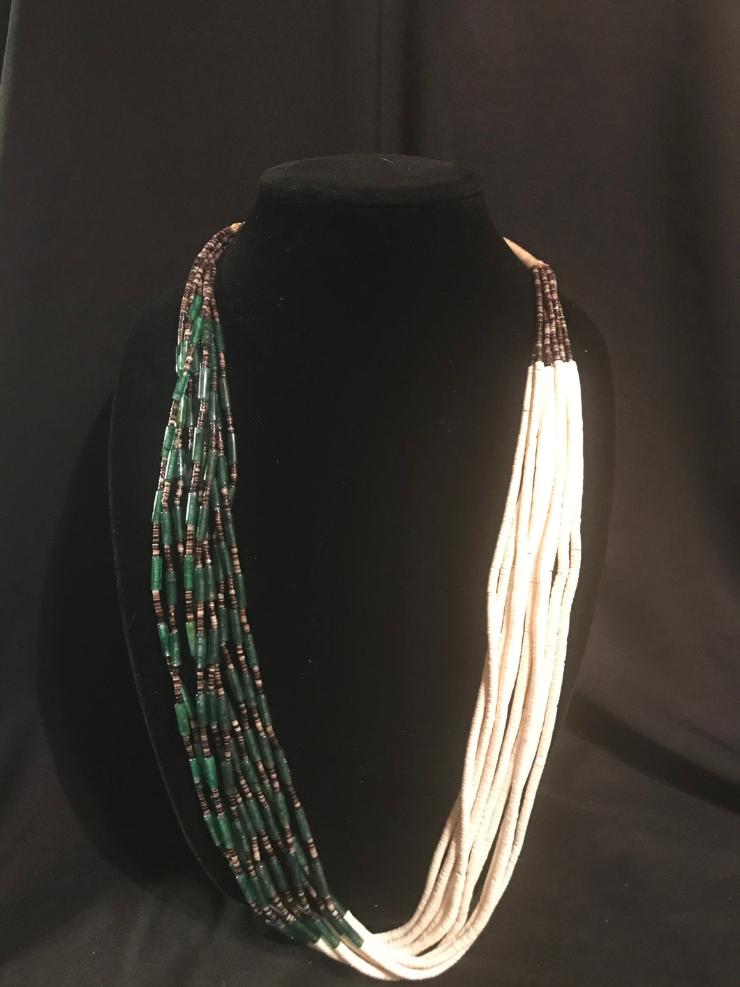 Dark and light sided necklace; Unique