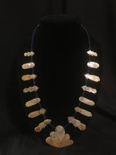 Load image into Gallery viewer, Zuni hand-carved corn maiden necklace
