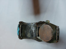 Load image into Gallery viewer, Men&#39;s old-style turquoise watchband (needs repair)
