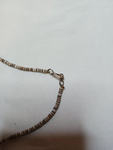 Load image into Gallery viewer, Turquoise chunk necklace with heshe beads
