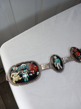 Load image into Gallery viewer, Zuni concho belt by Bev Etzate; 38&quot; long
