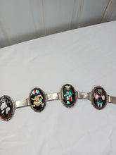 Load image into Gallery viewer, Zuni concho belt by Bev Etzate; 38&quot; long
