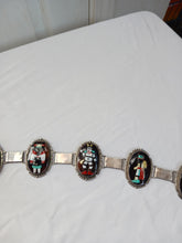 Load image into Gallery viewer, Zuni concho belt by Bev Etzate; 38&quot; long

