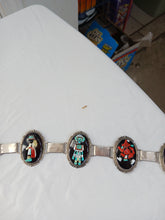 Load image into Gallery viewer, Zuni concho belt by Bev Etzate; 38&quot; long
