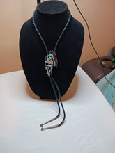 Load image into Gallery viewer, Zuni dancing figure bolo tie
