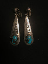 Load image into Gallery viewer, Clip on tear drop earrings.
