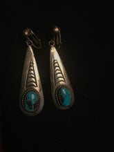 Load image into Gallery viewer, Clip on tear drop earrings.
