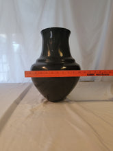 Load image into Gallery viewer, Bear Paw Black Pot by Margaret Tafoya, Santa Clara
