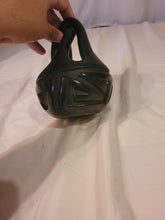 Load image into Gallery viewer, Santa Clara Pueblo Blackware carved wedding basket by Belen Tapia (1916 - 1999)

