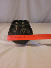 Load image into Gallery viewer, Black Pot with carved Awanyu (water serpent)Tewa deity by Stella Chavarria (1939 - 1999)
