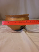 Load image into Gallery viewer, Micaceous Pottery bowl with smoke clouds by Anthony Durand(1956 - 2009)
