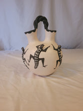 Load image into Gallery viewer, Acoma Pueblo Lizard Wedding vase by Louis, Nadine Mansfield
