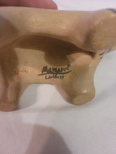 Load image into Gallery viewer, Santa Clara Pueblo Painted badger by Margaret + Luther Gutierrez
