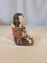 Load image into Gallery viewer, Cochiti Story Teller with 20 children by Mary Evangeline (Vangie) Suina. 1959
