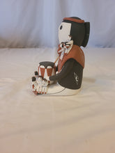 Load image into Gallery viewer, Cochiti Pueblo Story Teller with 10 children and a drum in her lap by Mary Evangeline (Vangie) Suina
