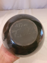Load image into Gallery viewer, Blackware carved wedding vase by Margaret Tafoya, Santa Clara Pueblo
